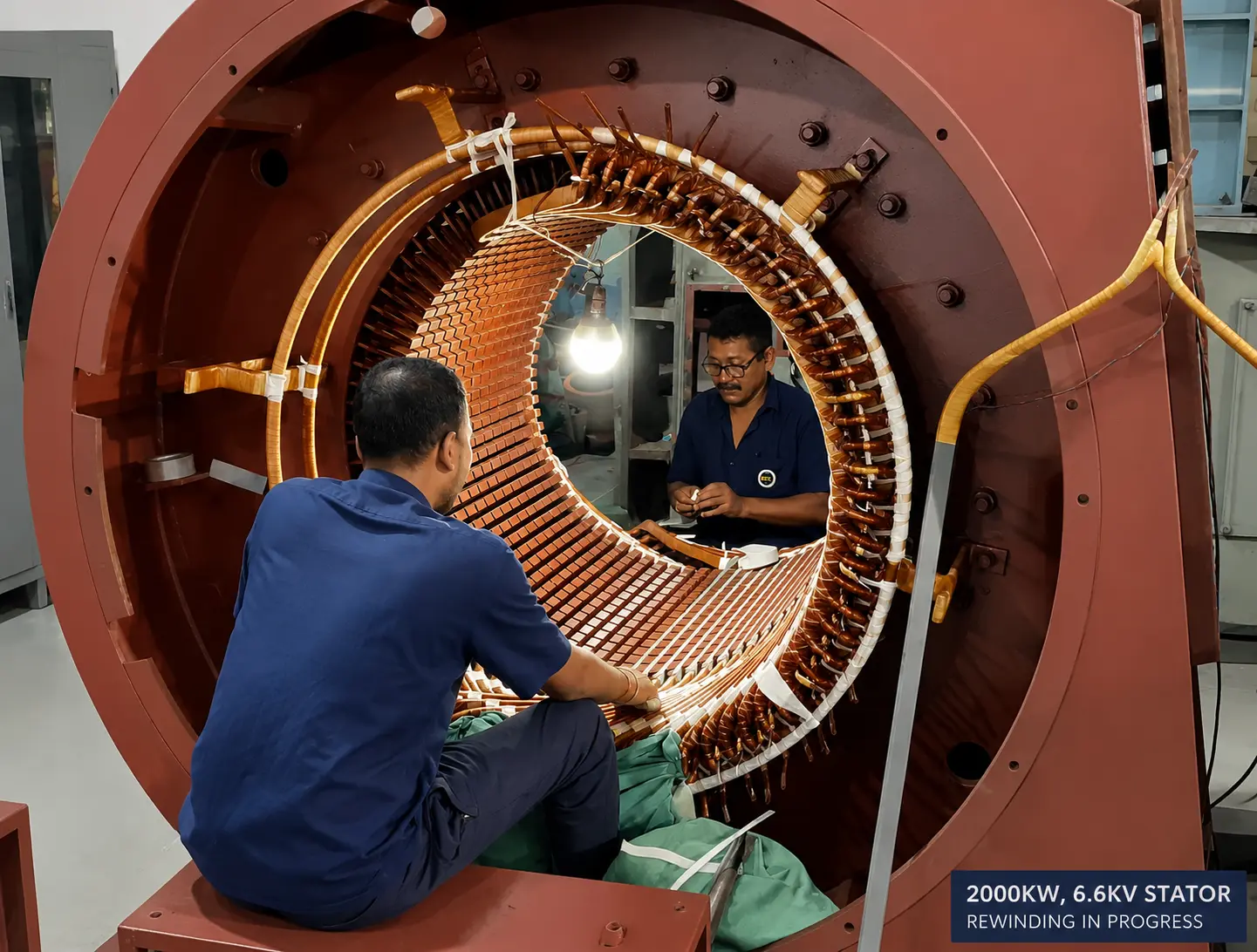 2 MW Electrical Machine Rewinding